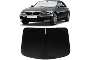 PAIMOHO Windshield Sun Shade for 2020-2024 BMW 3 Series 328i 330i 335i 320i 325i F30 F31, Car Front Window Sunshade with 240T Sun Visor Protector Blocks UV Rays Heat Sun Shield Accessories