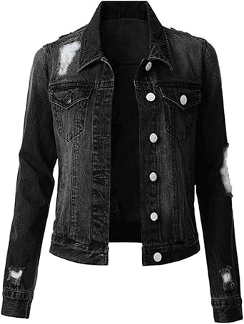 black wash jean jacket