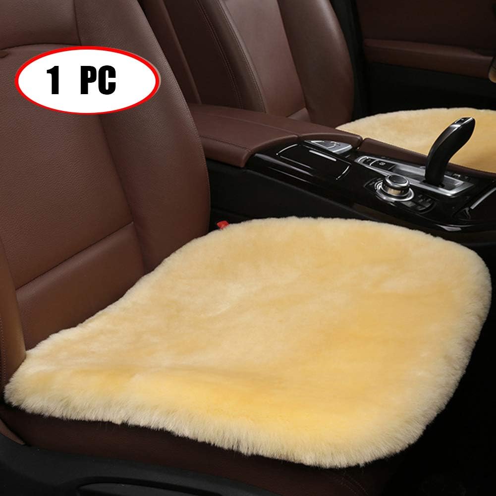 Best beige sheepskin front seat covers