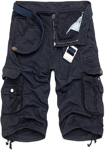 dark blue cargo shorts