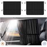 2PCS Car Window Shades,Suction Cup Mount Car Side Window Sun Shade for Sun Protection,Universal Window Covers for Privacy CCar Accessories Interior for Most Cars Trucks SUVs