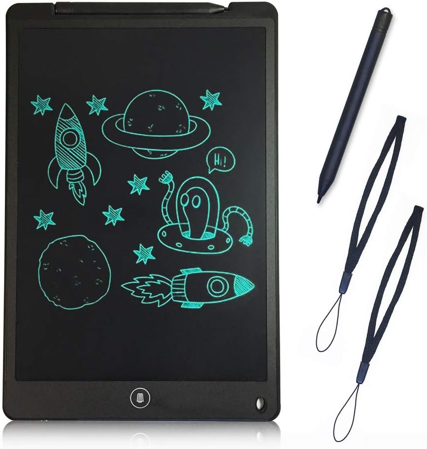 LCD Writing Tablet 12 Inch Handwritten Pen Intelligent Paper, Suitable for Family, School, Office, Children and Adults Writing Board, Lock Erase Button,Electronic Writing Doodle Pad Digital Drawing