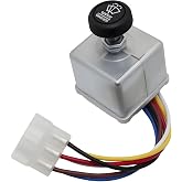 Windshield Wiper Switch 577.59651 Fit for Kenworth Automann Paccar Tectran | Replace P27-1066 75600-02, Windshield Wiper Control Switch 12V