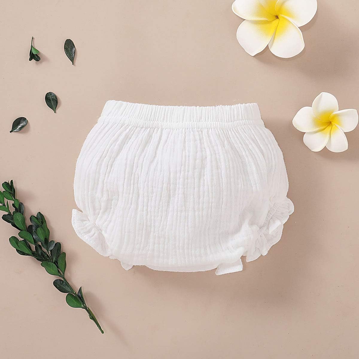 YOUNGER TREE Newborn Toddler Baby Girls Kids Cotton Linen Bloomer Shorts Diaper Cover Clothes: Clothing