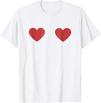 Two Hearts TShirt Funny Valentine's Day 