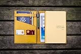 Leather Hobonichi Cousin/Techo Planner Cover - Yellow