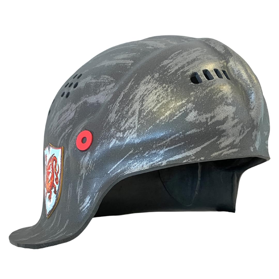 Liontouch - Amber Dragon Knight Helmet | 3-8 Years - One Size Fits All | Medieval Pretend Play Foam Toy For Kids | Durable & Safe Armour Accessory for Dress-Up & Knight Costumes for Boys