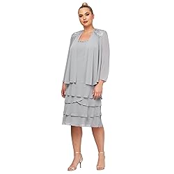 S.L. Fashions Women's Plus Mother of The Bride