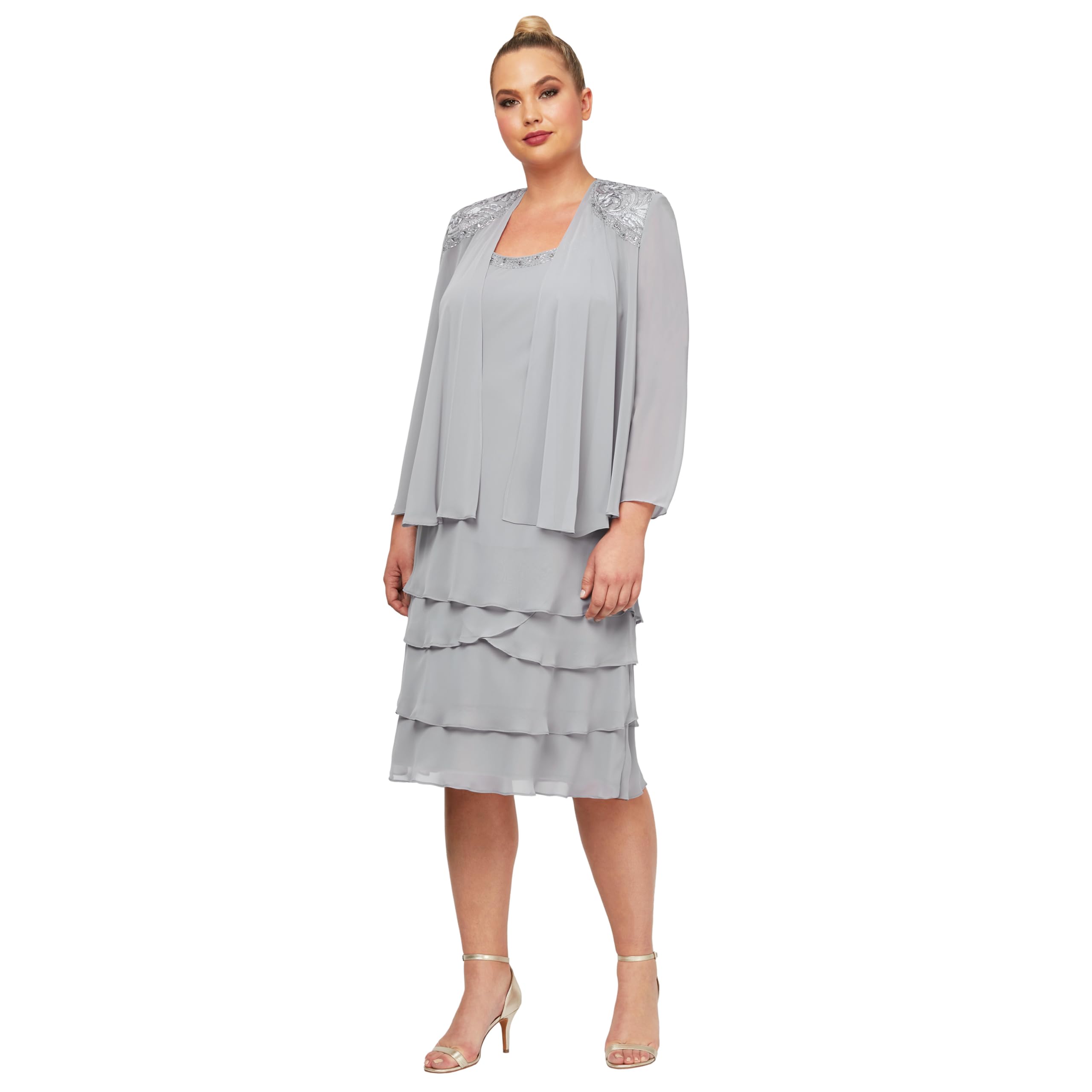 S.L. Fashions Women's Plus Mother of The Bride