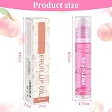 AOOWU 6 Pcs Hydrating Lip Oil Set Fruit Flavored Plumping Lip Gloss 8ML view 6