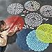 FAO Schwarz Chalk Mandala Set with Assorted Washable Sidewalk Chalk Sticks & Stencils, Set of 38