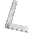 DCT Engineer Square - Precision Square Machinist Square Set Woodworking Square Steel Square 6 Inches Small Square