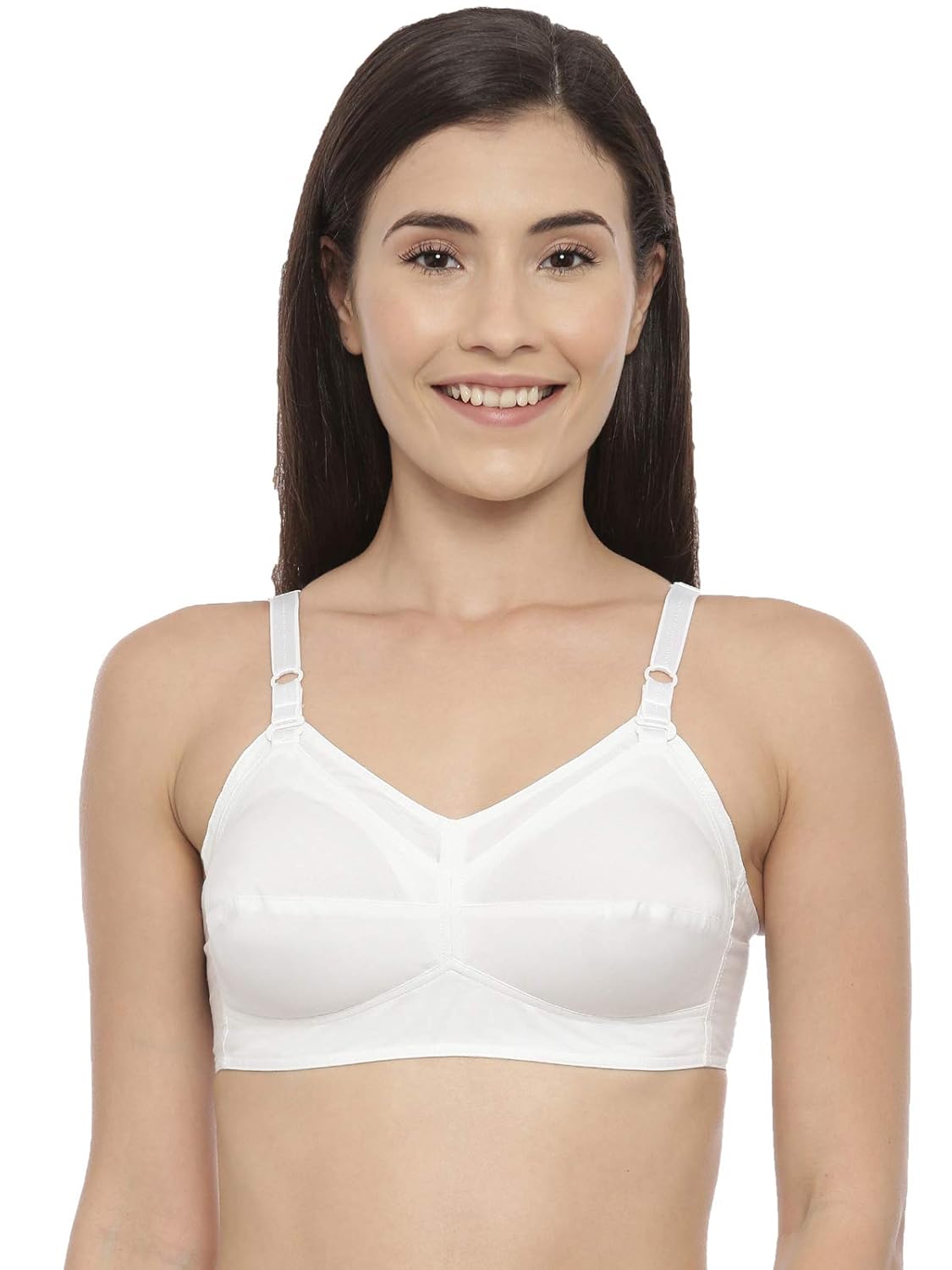 Buy BLOSSOM Women's Woven Cotton Easy Feeding Nursing Bra C Cups at
