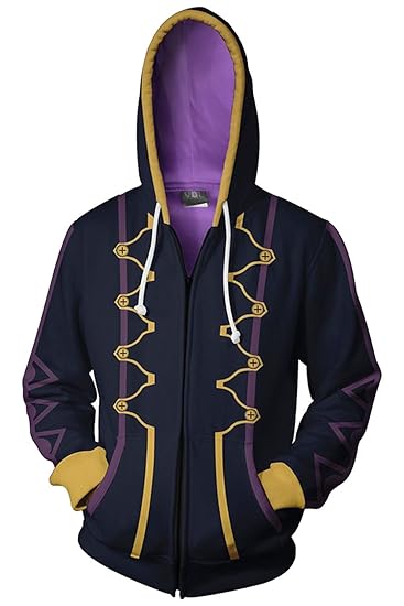 Fire Emblem Robin Sweatshirt Anime Unisex Reißverschluss Lange Ärmel Kapuzenpullover Jacke XXL