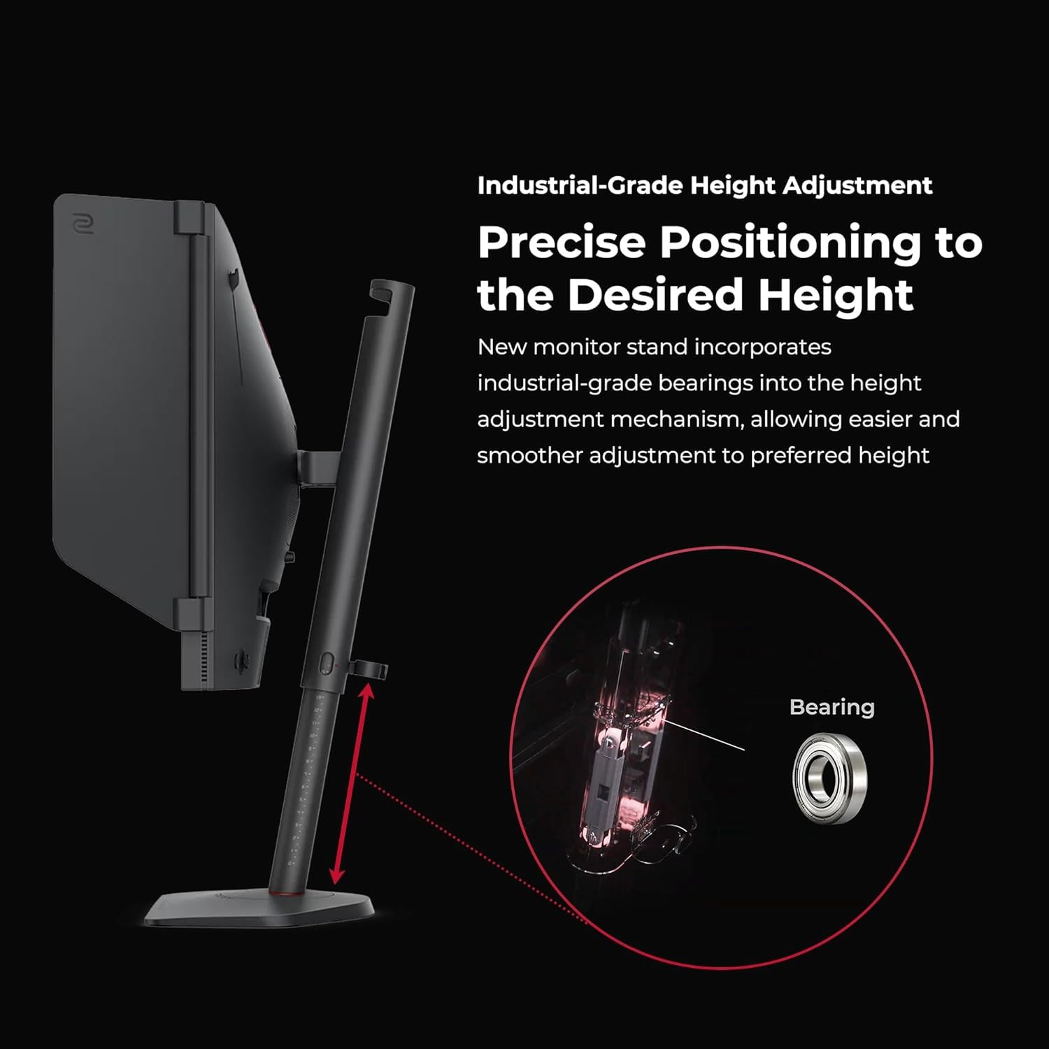 BenQ Zowie XL2586X | 24.1 | Monitor de juegos rápido TN 540Hz para deportes electrónicos | Claridad de movimiento DyAc2 | 1080p | Configuración XL para compartir | Capucha protectora | Nuevo ajuste de altura de rodamiento de bolas de grado industrial BenQ Zowie XL2586X | 24.1 | Monitor de juegos rápido TN 540Hz para deportes electrónicos | Claridad de movimiento DyAc2 | 1080p | Configuración XL para compartir | Capucha protectora | Nuevo ajuste de altura de rodamiento de bolas de grado industrial