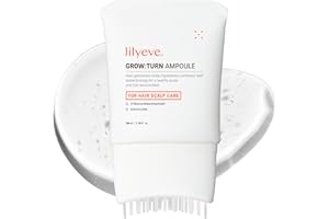 lilyeve GROWTURN Hair Growth Serum with Built-in Brush, Heartleaf-Derived Exosomes to Revitalize Hair, Hair Thickening, Hair Growth Accelerator - Korean Hair Care, 3.38 fl. oz. (Pack of 1)