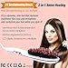 ChiTronic Women Hair Quick Straightener Electric Ceramic Rebonding Comb Brush Head Massager, °F/°C LCD Accurate Temperature Control (U.S. Plug, White)