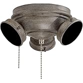 MINKA-AIRE K9659L-DRF Classica LED Ceiling Fan Light Kit, Driftwood