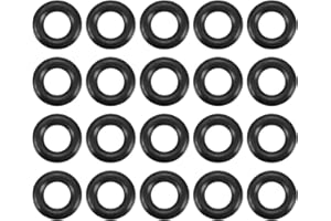 uxcell Nitrile Rubber O-Rings, 6mm OD 3mm ID 1.5mm Width, Metric Sealing Gasket, Pack of 20