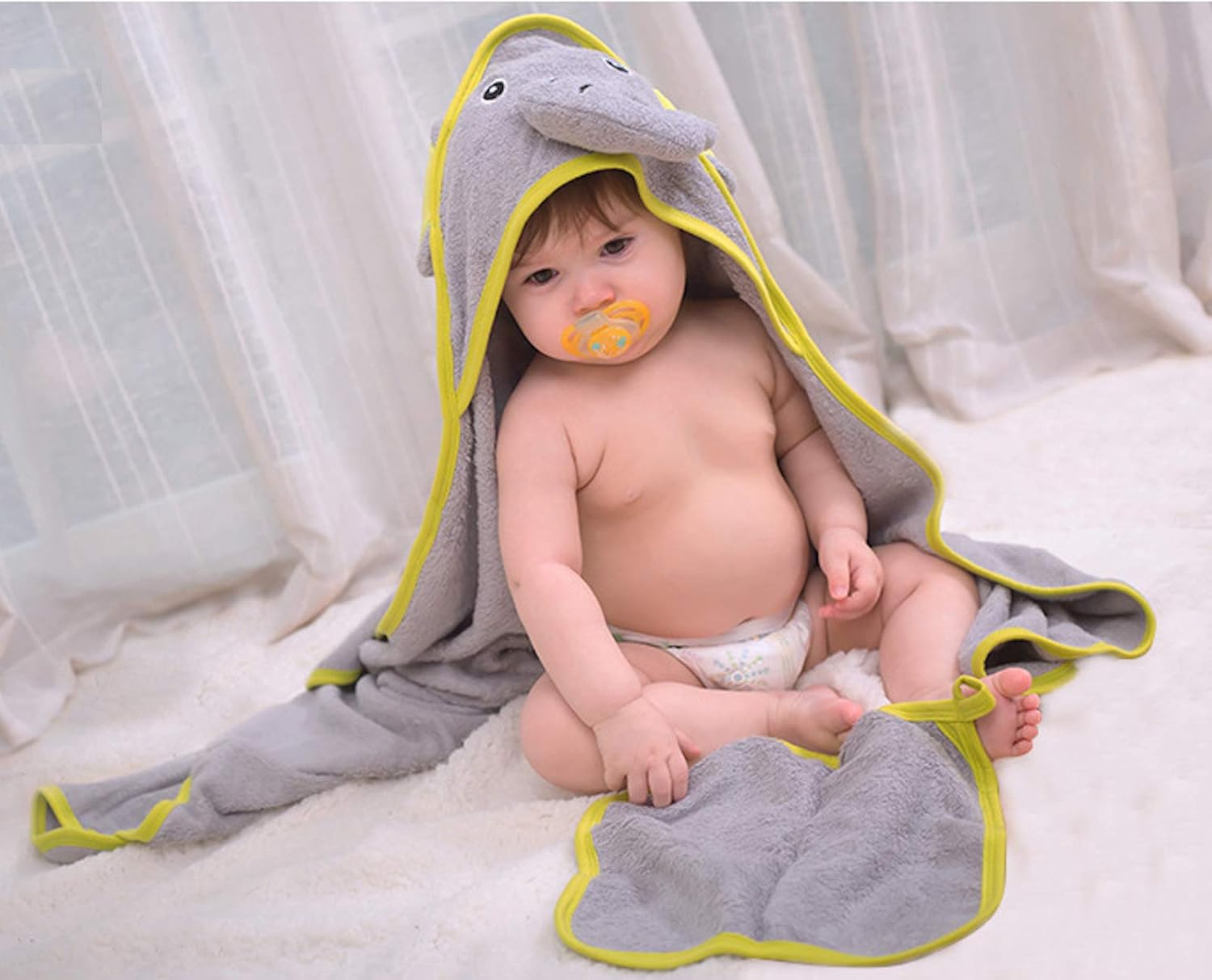 Bebe Puericulture Toilette De Bebe Elonglin Bebe Serviettes A Capuchon Fibre De Bambou Sorties De Bain Mignon Serviettes De Bain Enfants Pour Nouveau Nes Ou Nourrissons Filles Et Garcons Mant Vn