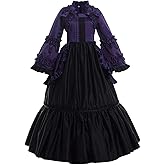 GRACEART Women's Victorian Dress Renaissance Rococo Ball Gown (dress with hoop skirt)