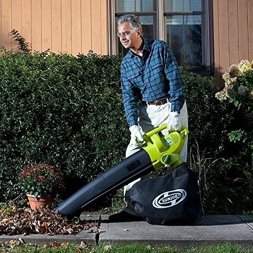 Sun Joe Blower Joe 3-in-1 Electric Blower, Vacuum And Leaf Shredder --W#436BRE T44/35PDS726816