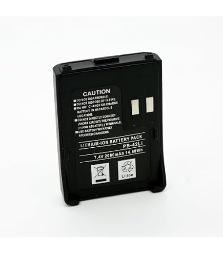 TECHTEK Batterie 1000mAh 6V Ni-MH Compatible Kenwood TH-22 TH-42 TH-79 TK-208 Et Modèles PB-32 PB-33 PB-34