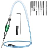 1/8" (3mm) Air Micro Grinder, Pneumatic Pencil Die Grinder | 28000 RPM Free Speed, For Cleaning Dies, Rotors, Backing Plates, Brake Pads, Mounts, Etc