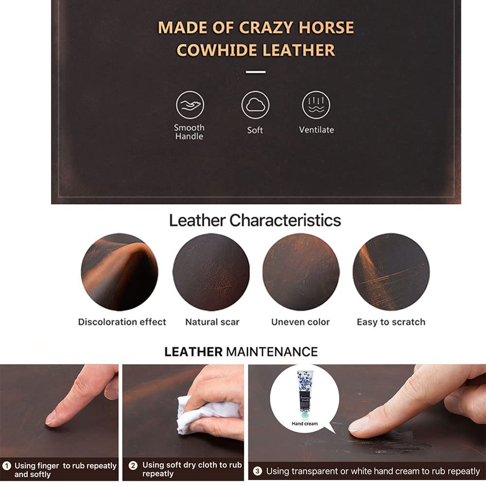 Contacts Watch Band Case Leather Travel 12 Slot Watches Bands Box for Men Watches Strap Holder Storage Organizer Compatible with Most Watch Bands