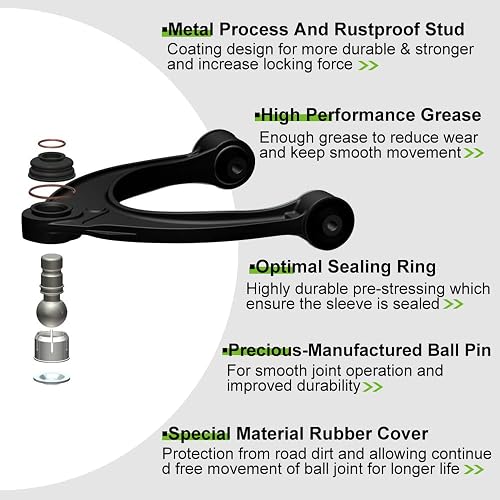 thumbnail image 2 of Complete Front End Suspension Kit – Control Arms, Ball Joints, Tie Rod Ends For Caliber/Compass/Patriot 2 of 4