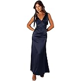 Petal & Pup Womens Xavier Bow Shoulder Maxi Dress