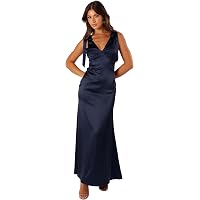 Amazon.com: Petal & Pup Nadia One Shoulder Maxi Dress - Black 0 : Clothing,  Shoes & Jewelry