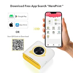 Bisofice Pocket Printer Wireless Bluetooth Thermal