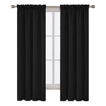 Returned Item Curtains Blinds Rod Pocket Thermal Insulated