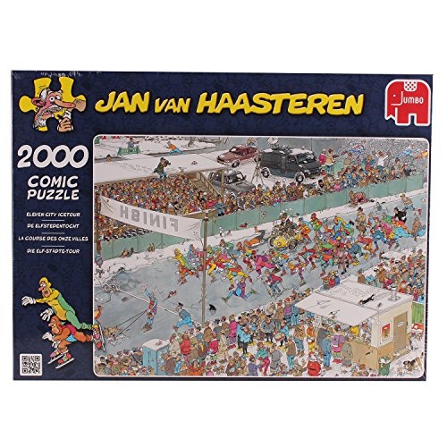 Jan Van Haasteren - Eleven City Ice Tour Jigsaw Puzzle (2000 Pieces)