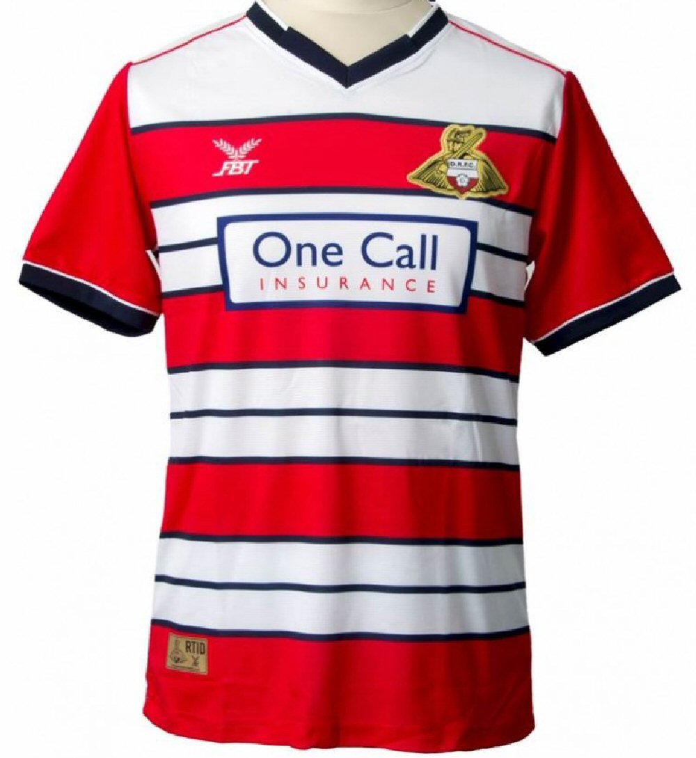 Doncaster Rovers FC Men's Home Football Shirt 20162017 (XXLarge