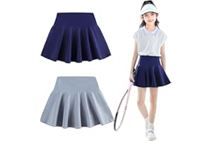 Babymine 2 Pack Toddler Skirts Little Girls Tennis Skorts Athletic Golf Skorts