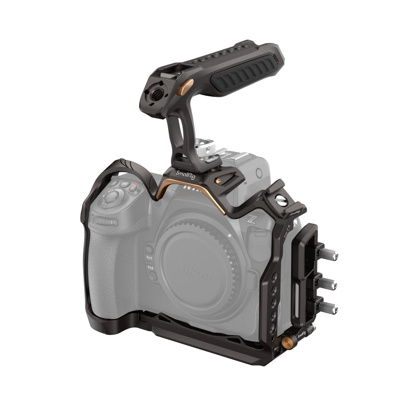 Photo 1 of SmallRig Night Eagle Z8 Camera Cage Kit for Nikon Z 8, Aluminum Alloy Full Camera Cage, with Quick Release Plate for Arca-Swiss and Cold Shoe Mount for Microphone and Light - 4317
