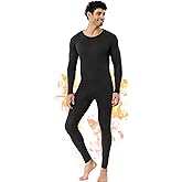FORVEVO Merino Wool Base Layer Mens-Heavyweight, Midweight,Soft Thermals Underwear,Warm Top and Bottom Set for Winter