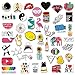 Stickers for Water Bottles (45 pcs), Cute Pink Stickers CC-cooL Aesthetic Stylish, Waterproof Vinyl Sticker, Teen/Girl, Suitable for Water Bottle Computer Notebook Car Skateboard Suitcase Travel Case