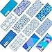 Budget Envelopes for Cash 12 Pack with Budget Sheets - Personal Money Saving Organizer - Envelope System Wallet for Budgeting - Cute Reusable Savings Planner Envelopes for Kids & Adults by KM Brands