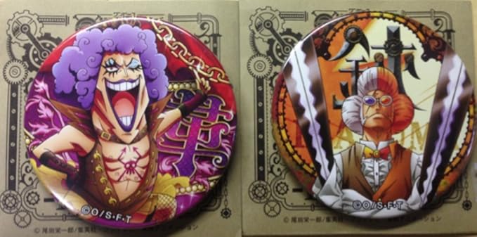 Amazon ワンピース 輩缶バッジ Engine 11弾 イワンコフ イナズマ バッジ ホビー