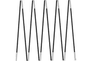 ORIENGEAR Batting Cage Poles Replacement 25.75 FT, Lightweight Batting Cage Fiberglass Pole Repair Kit, Diameter 12.7mm, Suitable for 20FT & 30FT Batting Cage Net, Baseball Hitting Cage