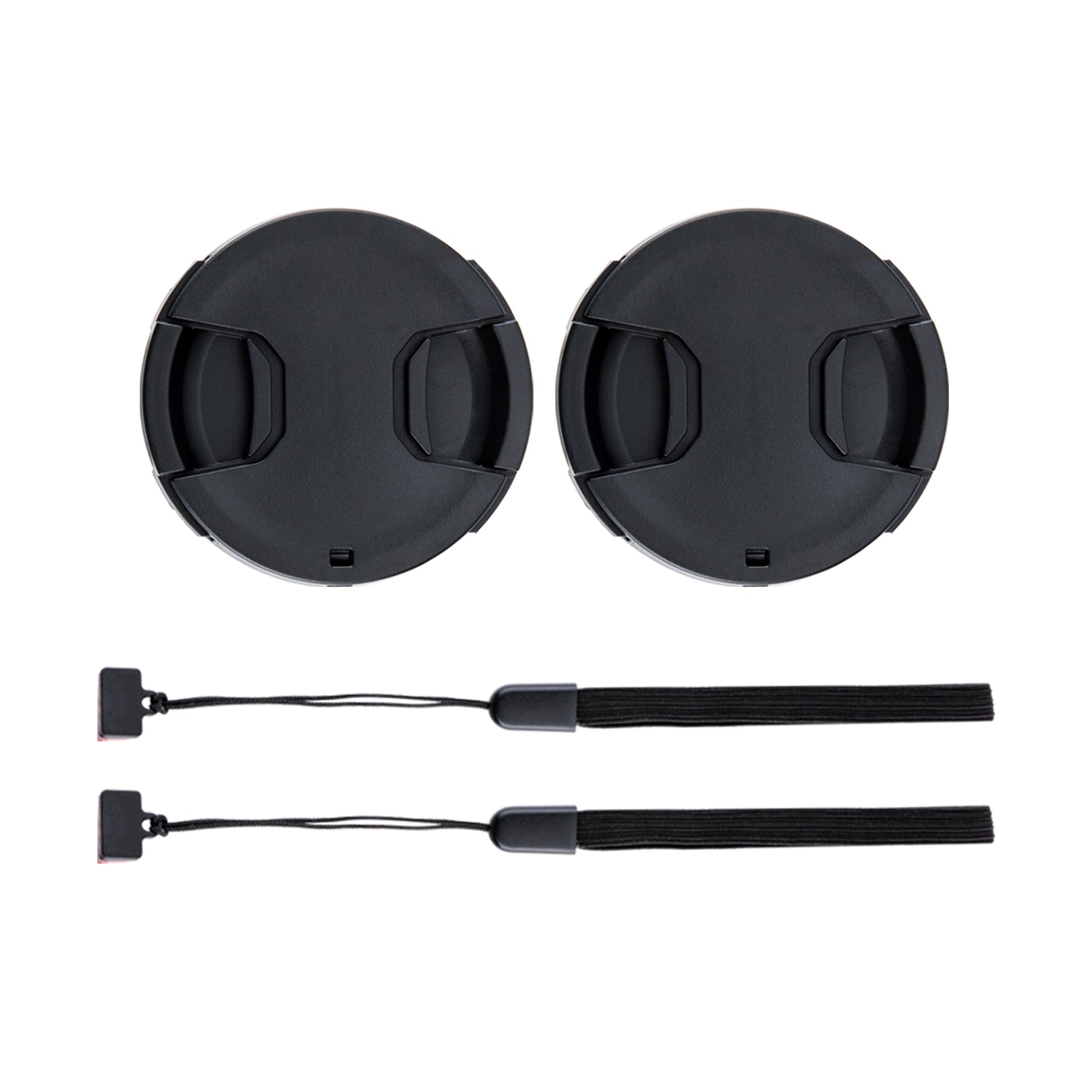 2-Pack 72mm Front Lens Cap Cover with Deluxe Cap Keeper for Nikon Z6 Z6II Z6III Z7 Z7II with Z 24-70mm f/4 S Kit Lens for Fujifilm X-T5 X-T4 X-T3 X-S10 with XF 16-80mm f/4 R Kit Lens & More 72mm Lens