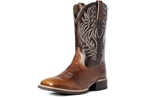 CHUUMEE Men's Fashion Round Toe Embroidered Western Cowboy Boots