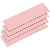 4 Pack 120x20mm 15W Thermal Pads GPU 1mm 1.5mm NVME CPU SSD M.2 SSD 2280 SSD Thermal Pad for Laptop Heatsink CPU GPU SSD IC LED Cooler (2X 1mm, 2x1.5mm)