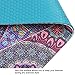 Trideer Yoga Mat Design, Premium Print 1/4-Inch 6mm Non Slip Exercise & Fitness Mat, Lightweight Anti-Tear All-Purpose Floor Pilates Mat,with Carrying Strap for Yoga Class and Outdoor (Mystic Baroque)