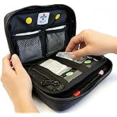 MediKit: Medical Kit with 20 Types of Essential Medications for Pain, Cold, Allergy, Stomach and Other Common Ailments. Compact 6"x8". Perfect for Vacationers, Business Travelers, Students and Campers