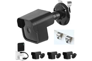 GOABROA 3 Pack Blink Outdoor Camera Housing and Mounting Bracket, Weatherproof Cover and 360° Adjustable Mount with Blink Sync Module 2 Outlet Wall Mount for Blink Security System (Blink Not Included)
