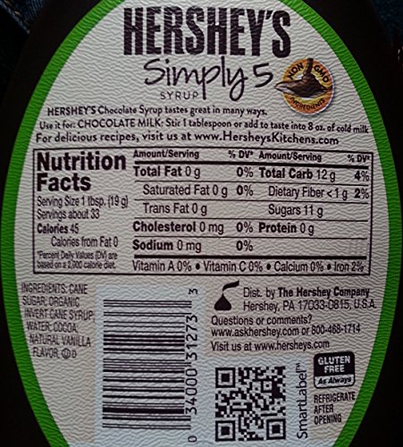 Hershey's Simply 5 Chocolate Syrup - Image 2